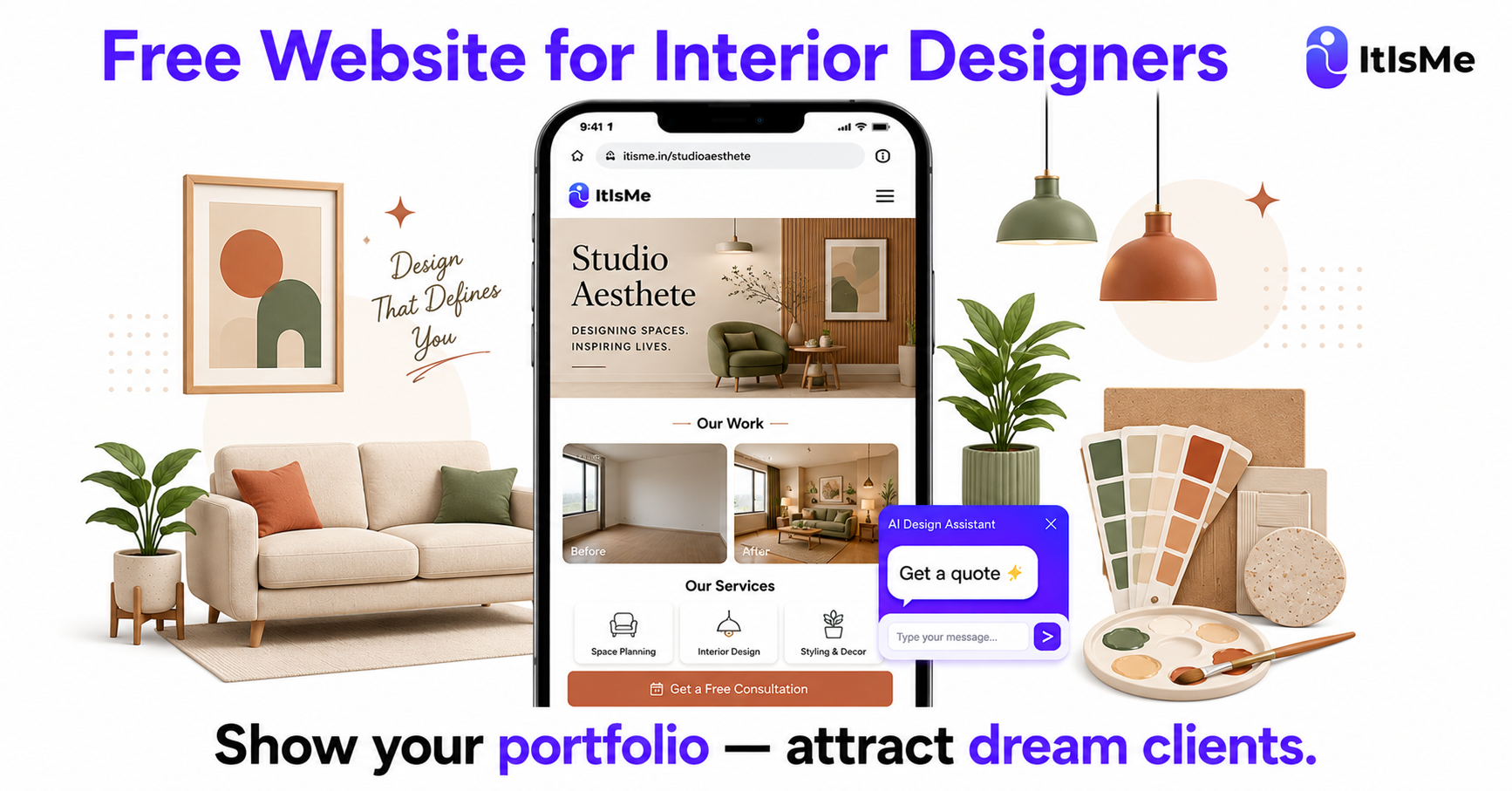 Free Website for Interior Designers and Decorators