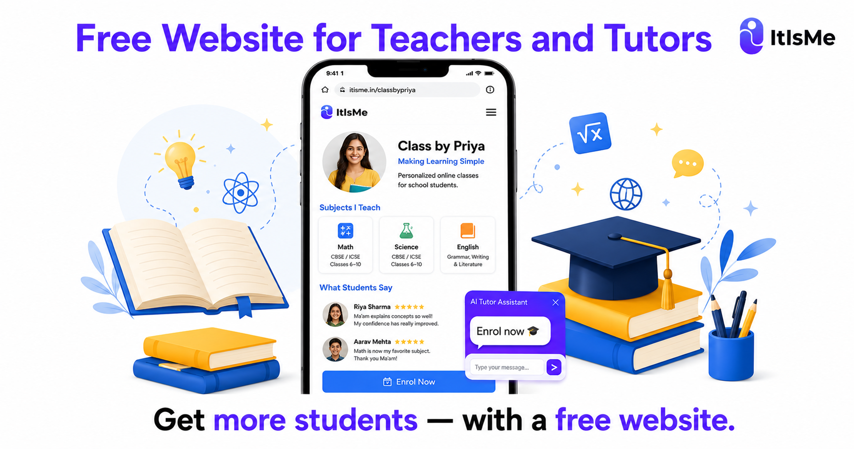 Free Website for Teachers and Tutors