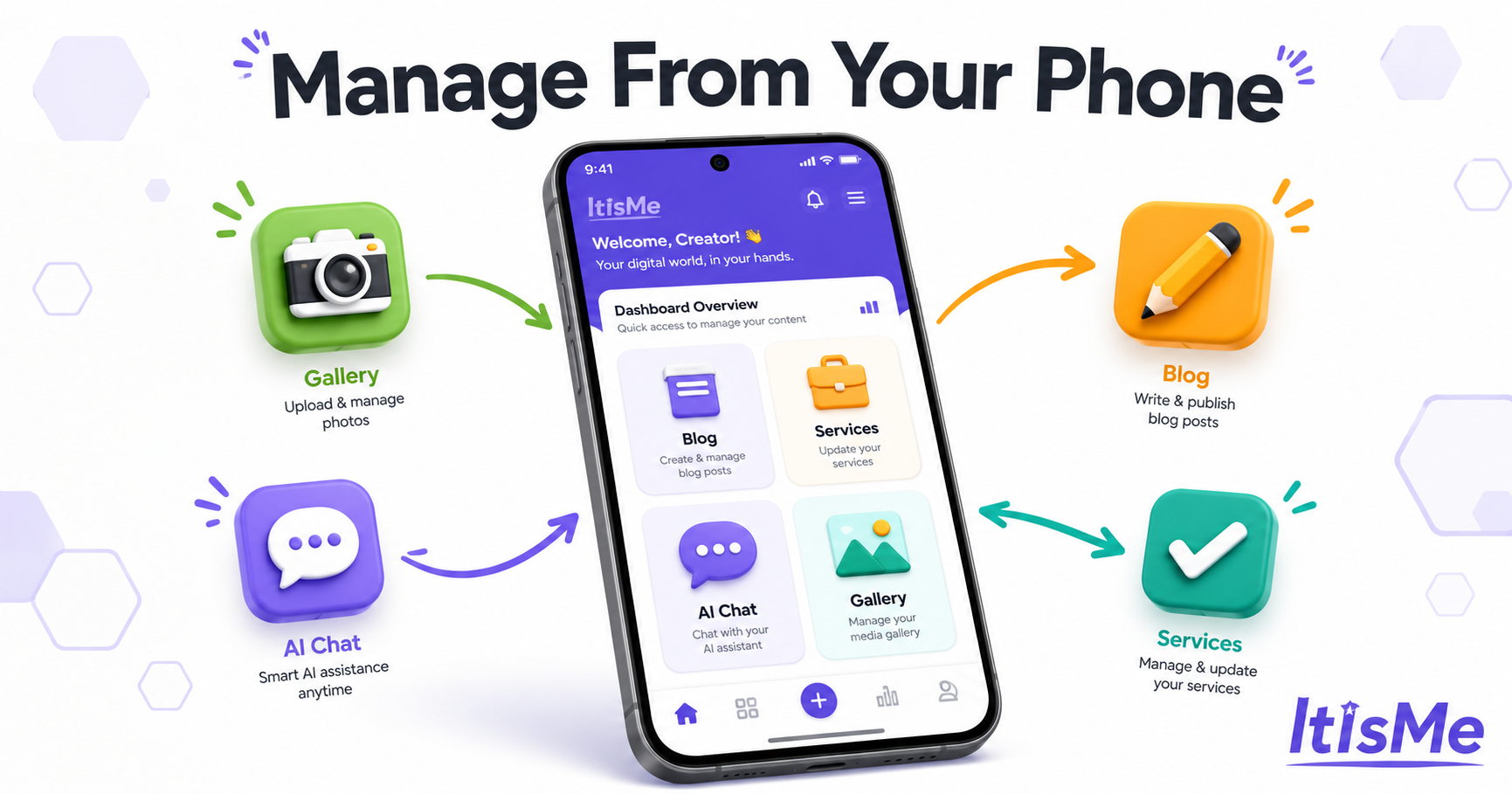 Website Builder With Android App — Manage Your Website From Your Phone