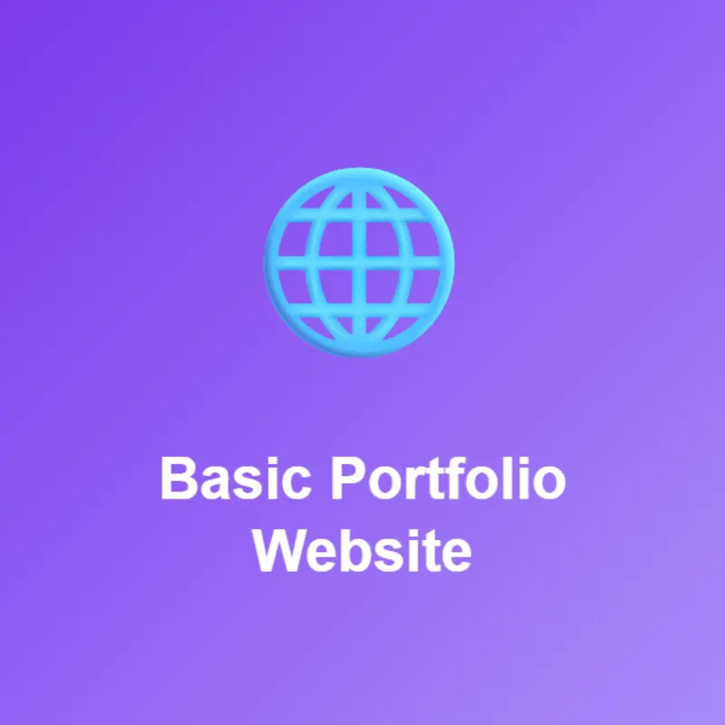 Basic Portfolio Website