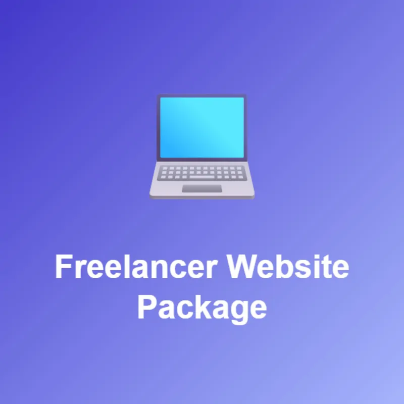 Freelancer Website Package