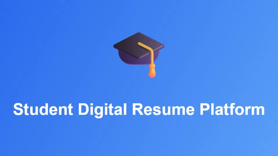 Student Digital Resume Platform