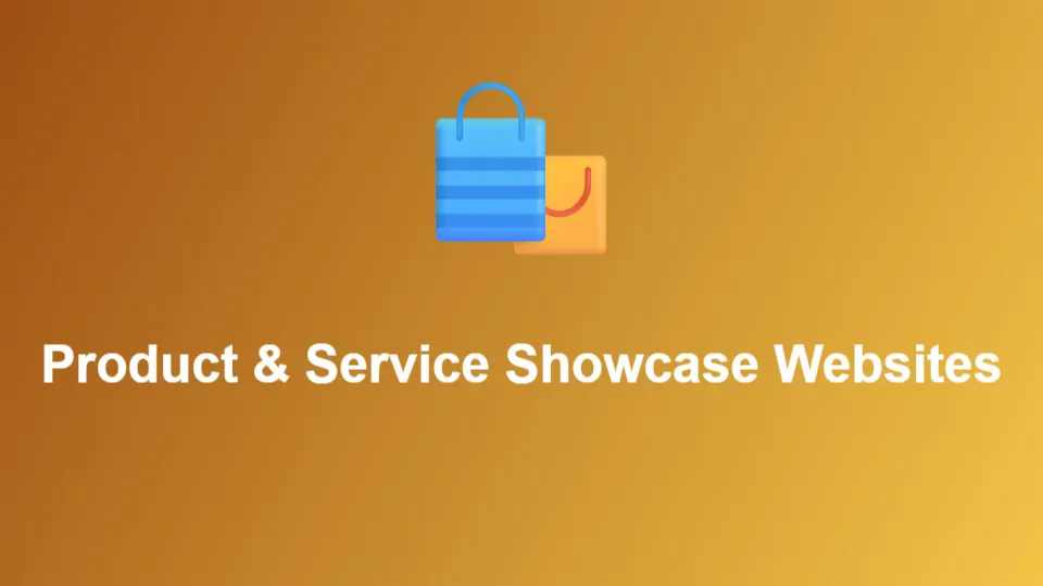 Product & Service Showcase Websites